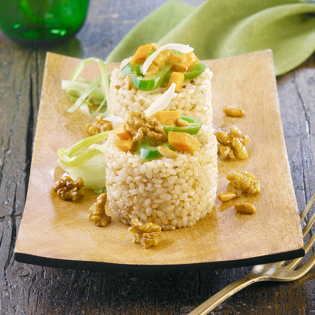 rice with walnuts