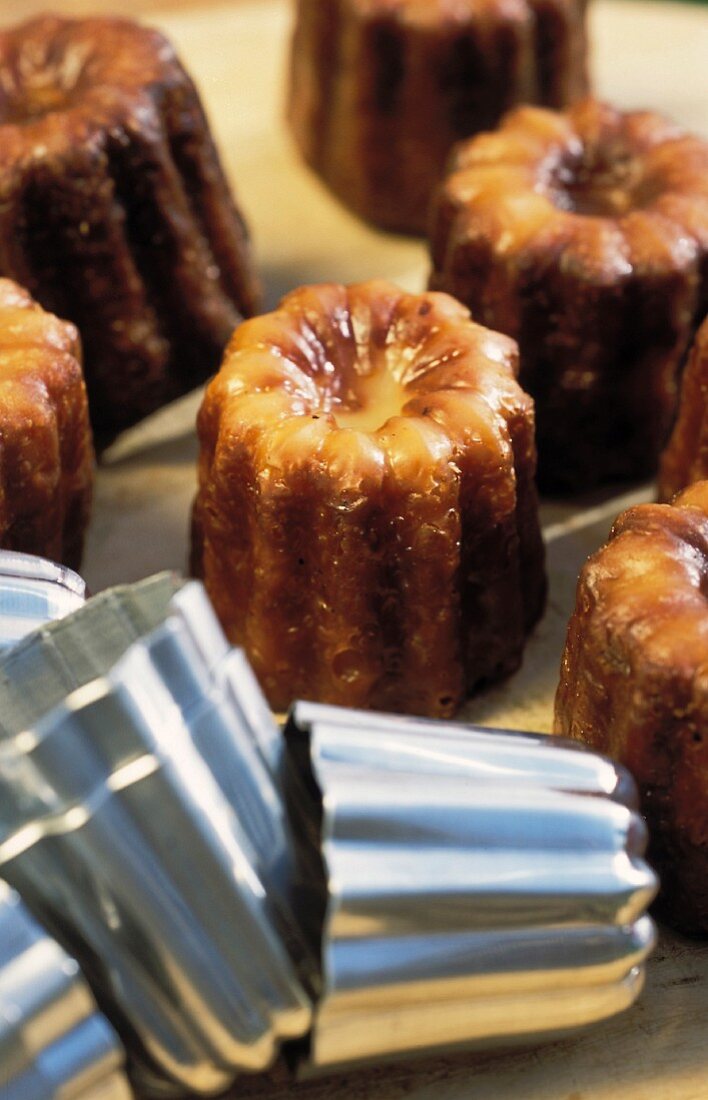 Different flavored Cannelés