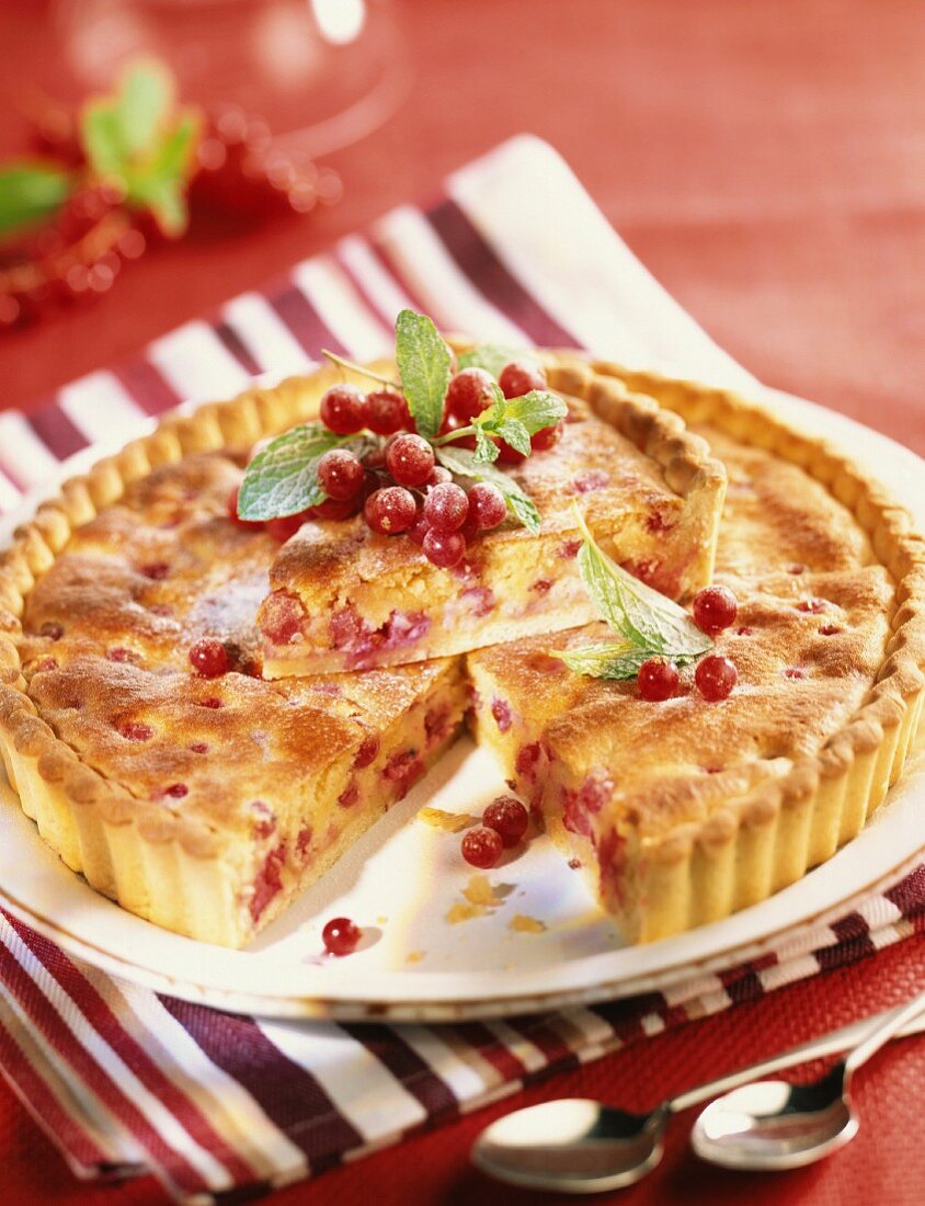 Redcurrant tart