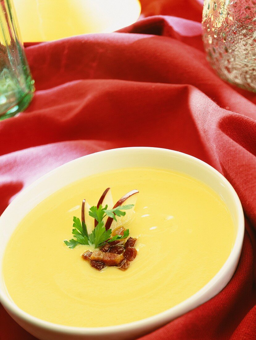 Creamy Two Apple Soup