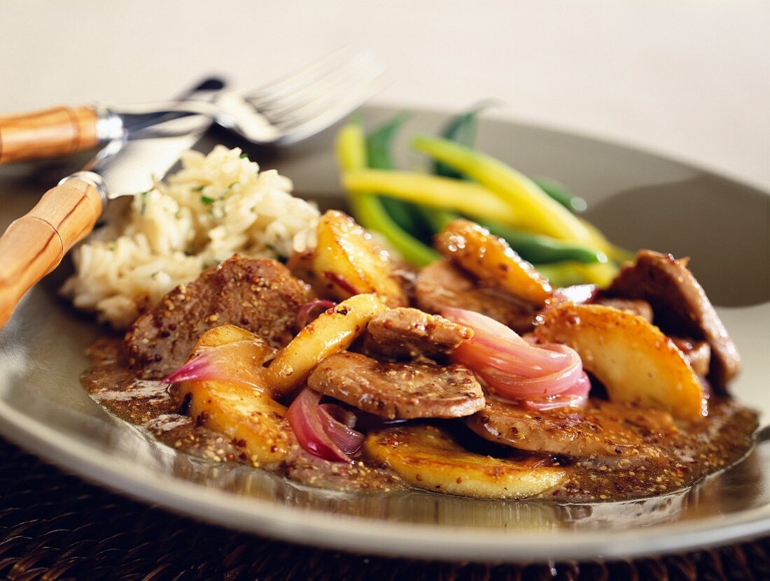 Pork with pineapple