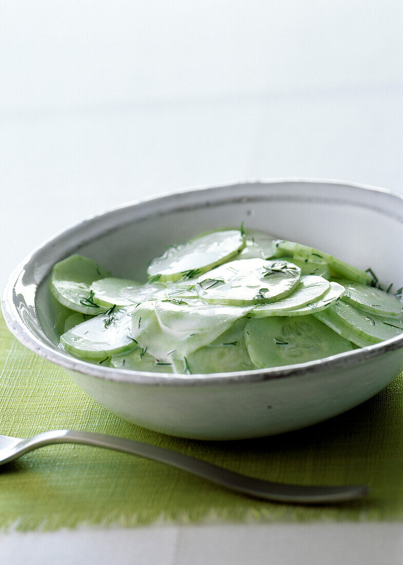cucumber salad with cream