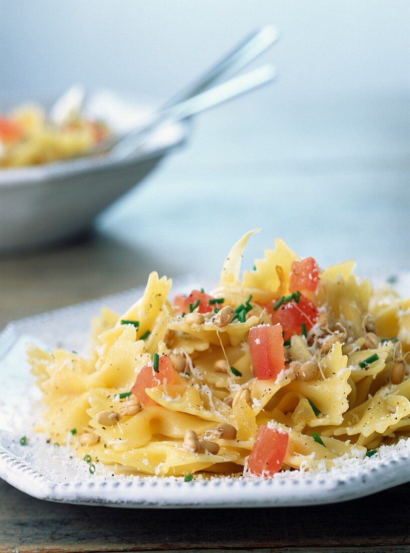 Pasta mit Sprossen