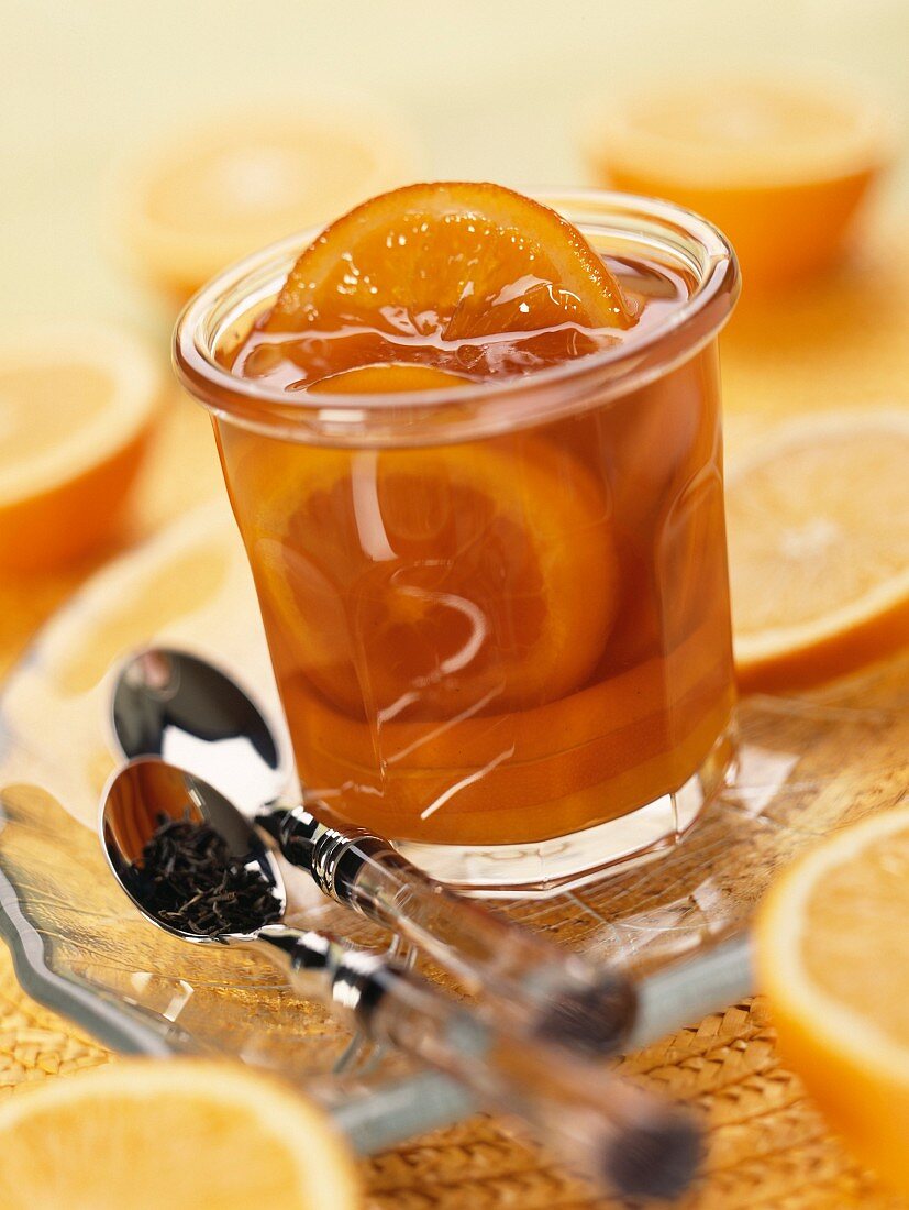 Orange and earl grey tea jam