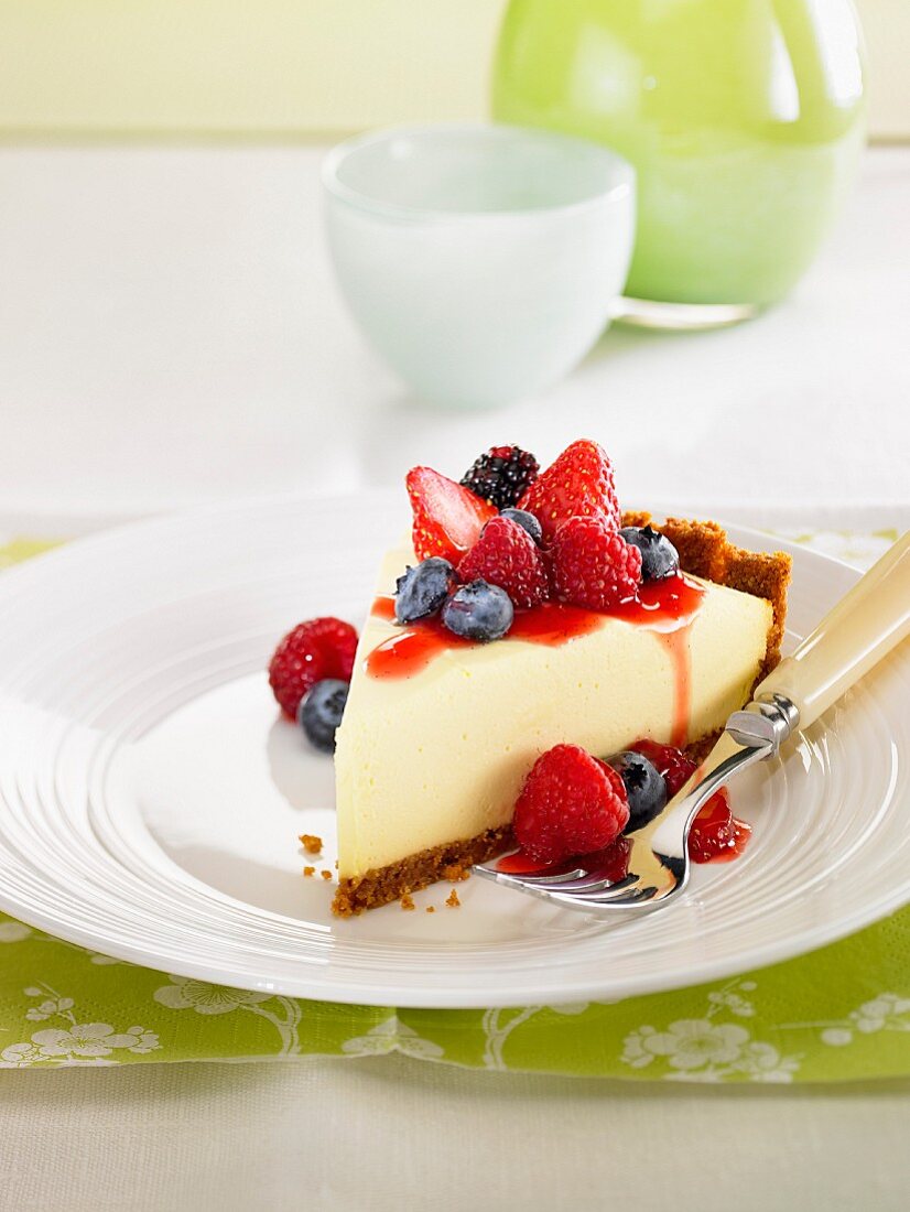 Forest fruits cheesecake