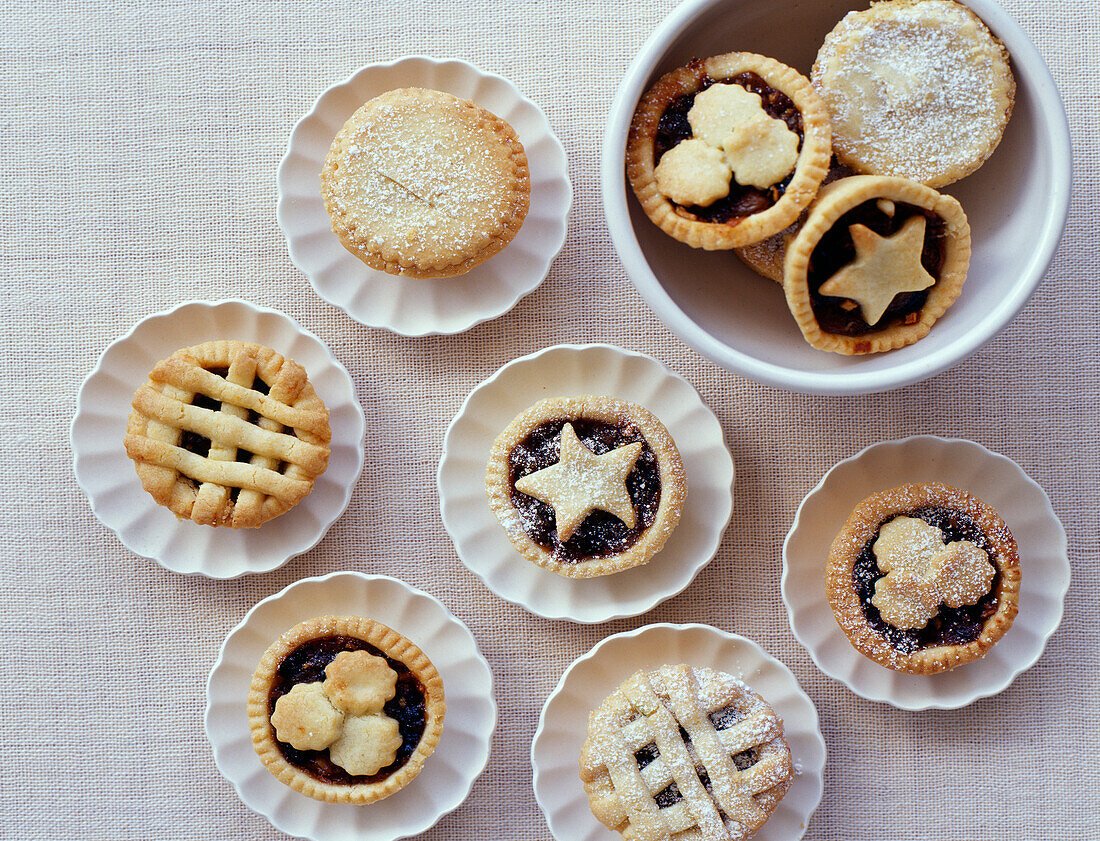 Assorted Christmas tartlets