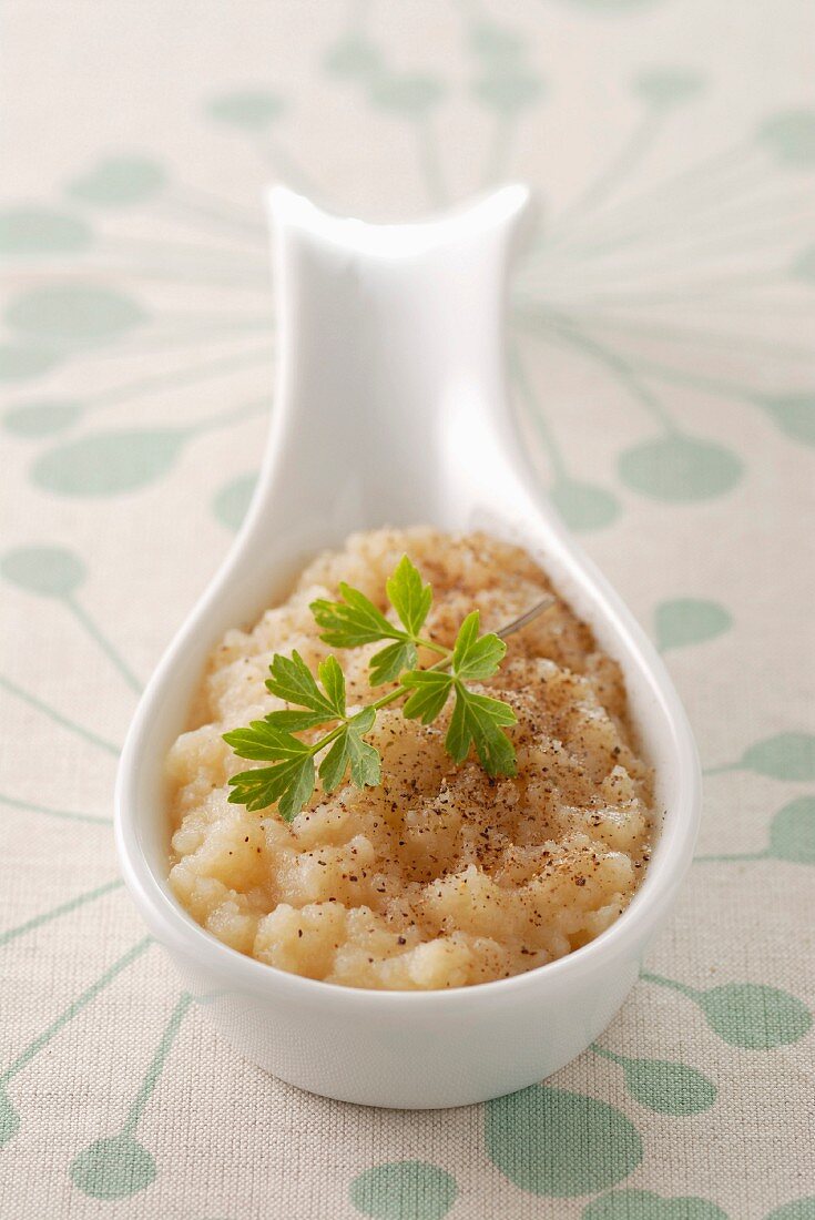 Root celery mousse