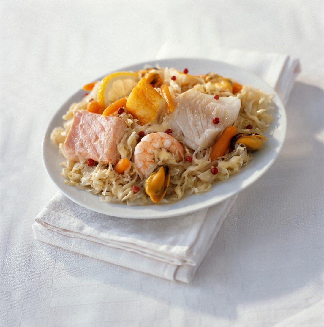 Seafood Choucroute