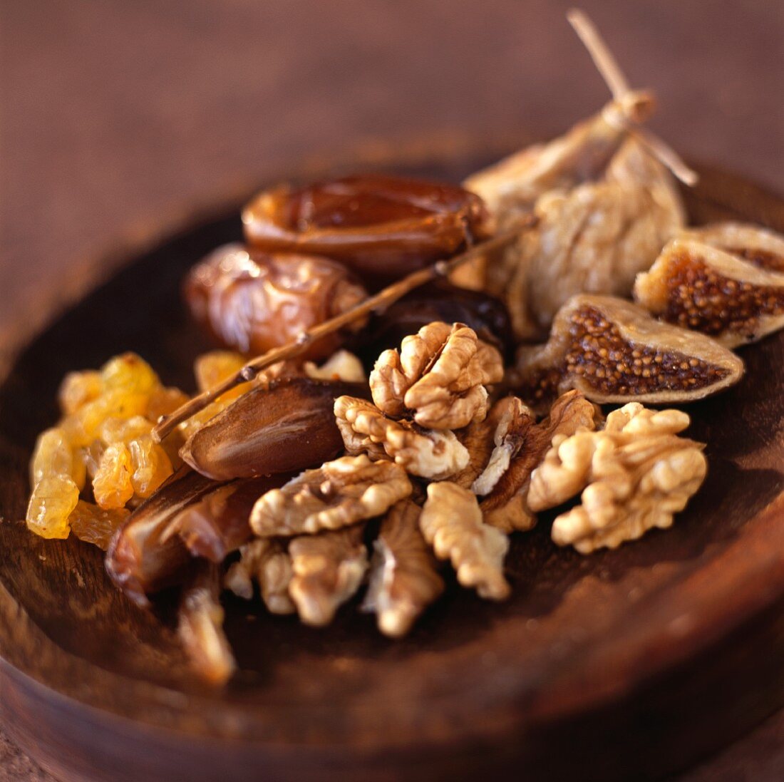 Selection of dried fruit