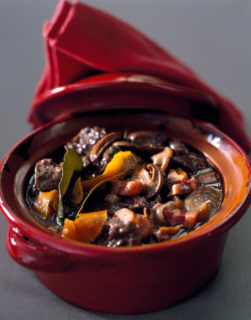 Beef and orange stew