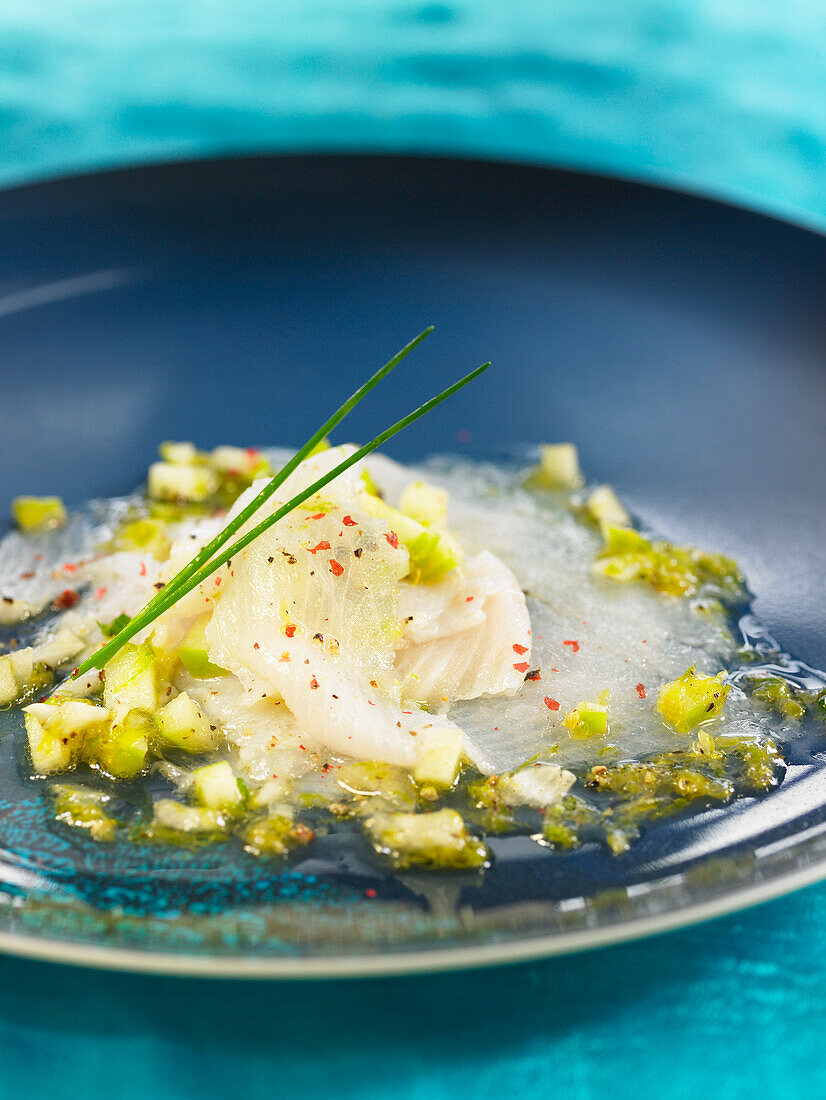 Carpaccio of fish with lime