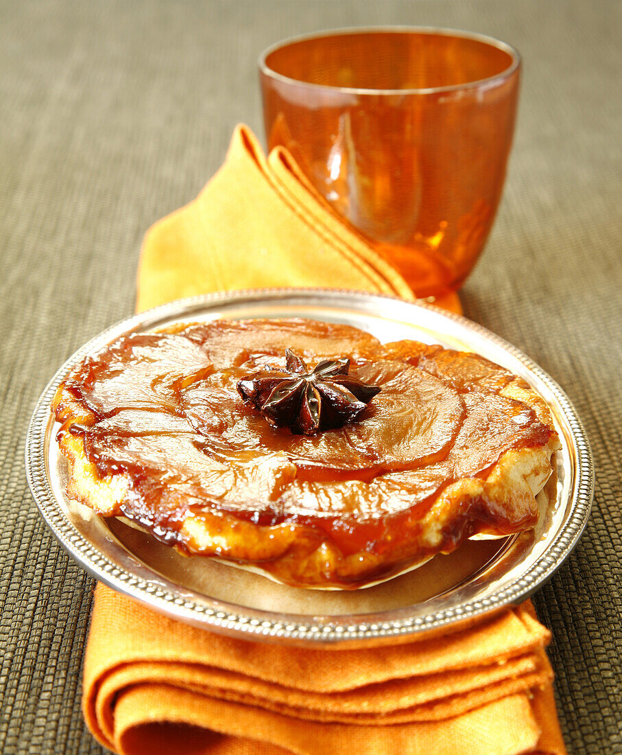 Quince Tatin tart