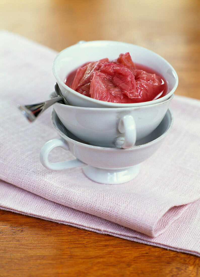 Stewed rhubarb