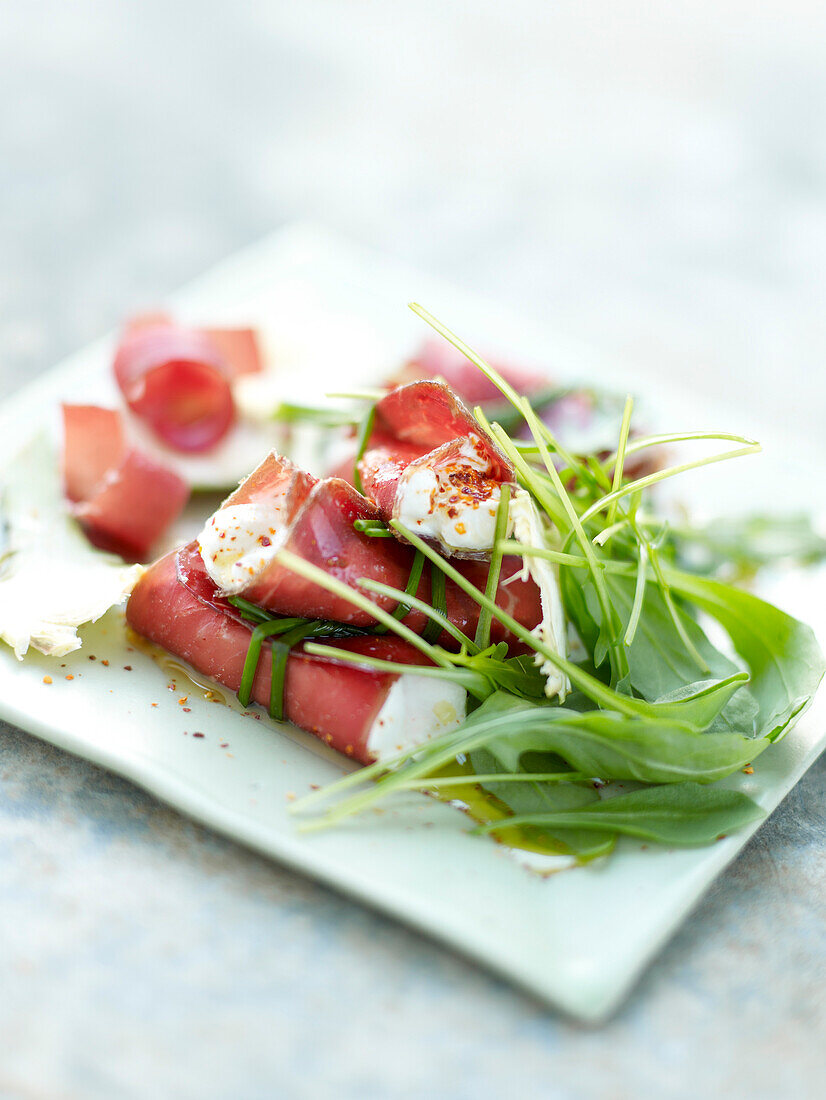 Roulade vom Bündnerfleisch