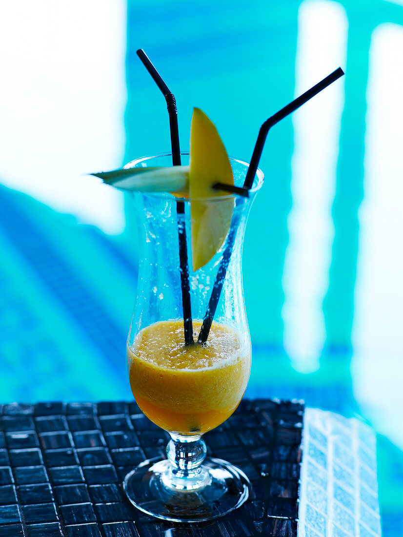 Mango-pineapple cocktail