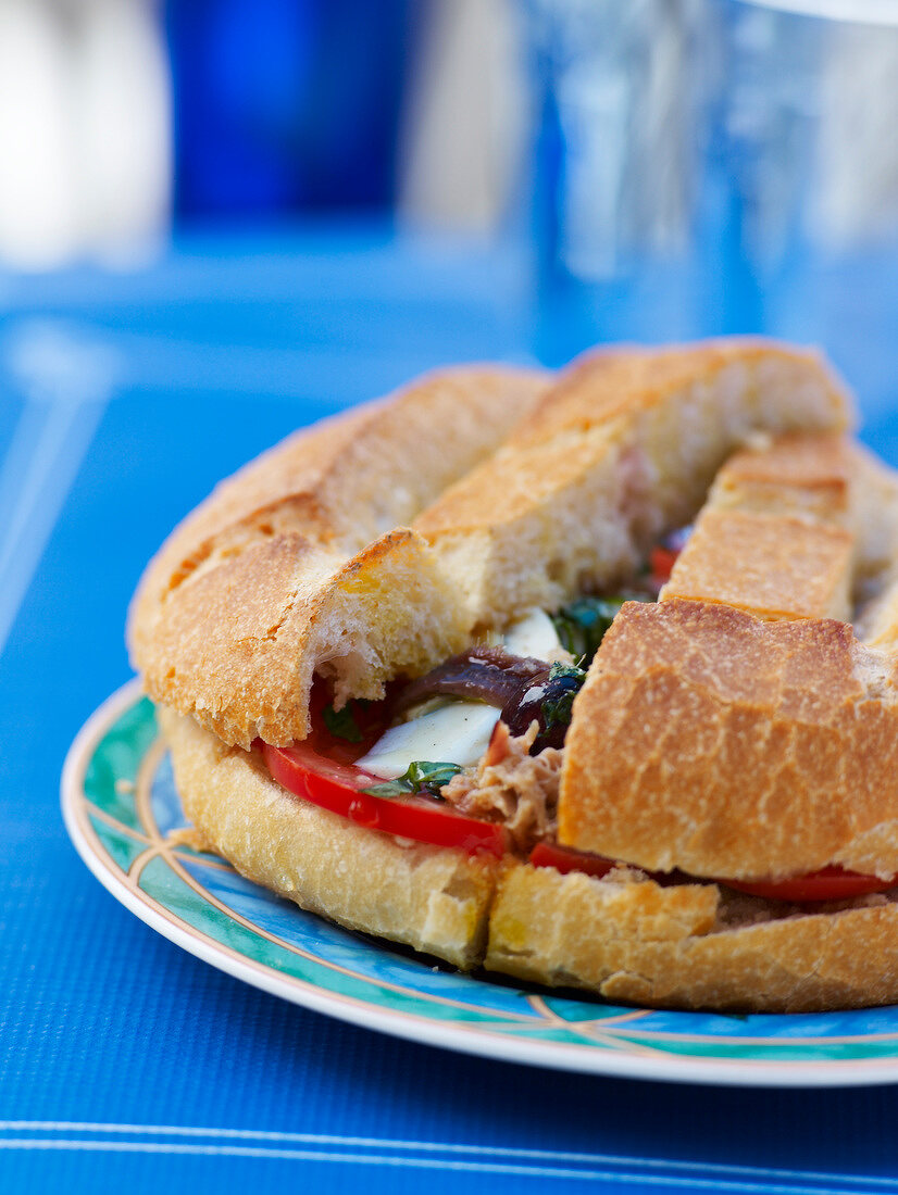 Pan bagnat (Sandwich mit Nizzasalat, Frankreich)