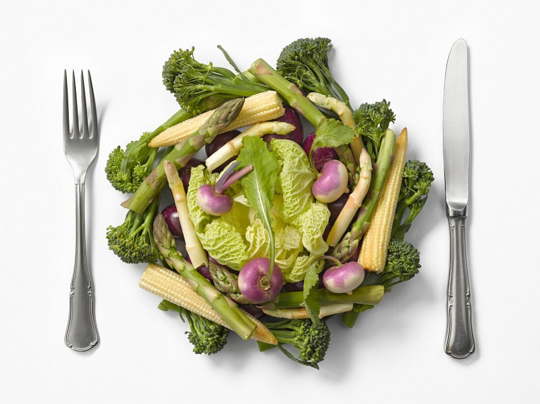 Composition with vegetables
