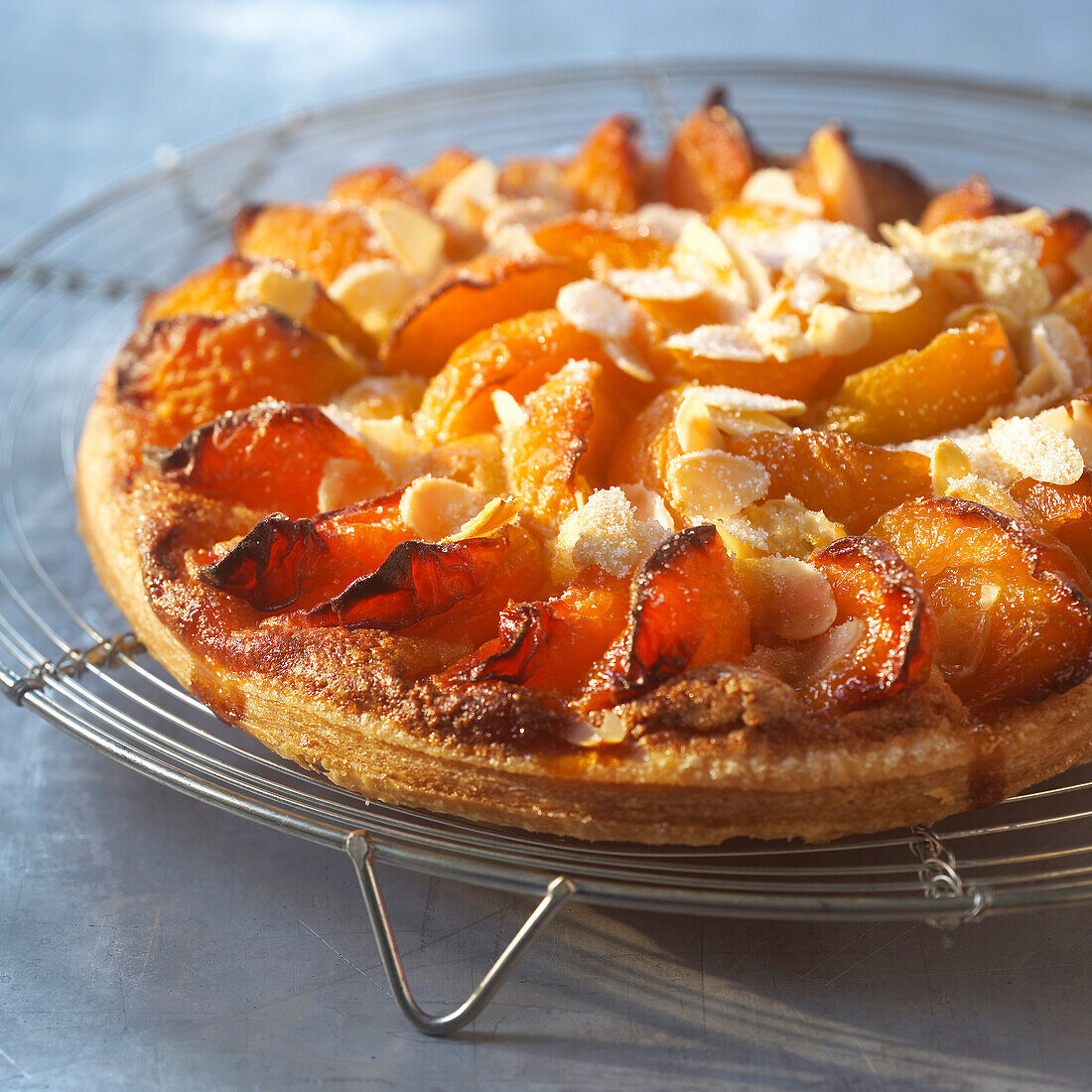 Apricot and almond tart