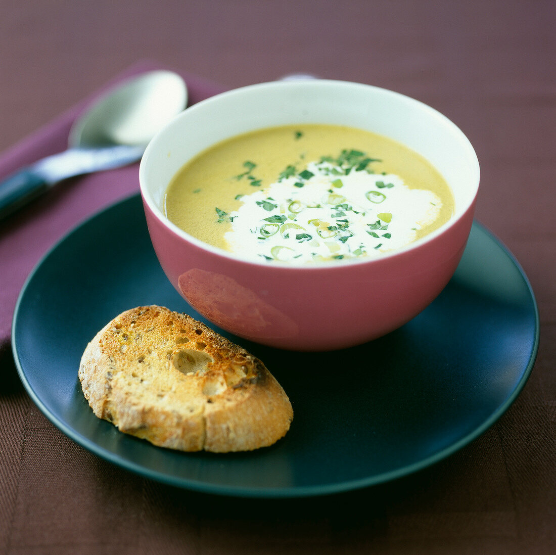 Cream of leek soup