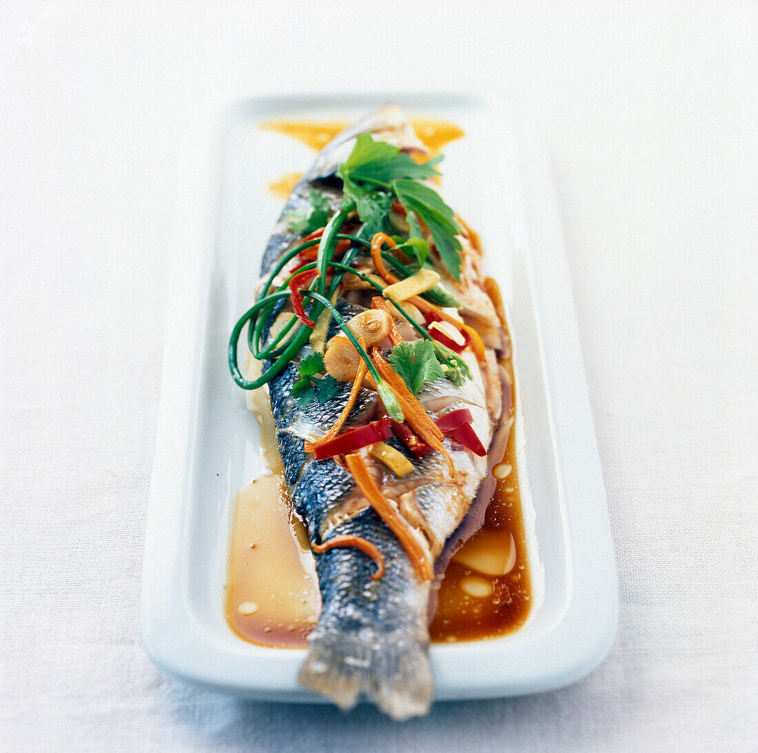 Thai -style sea bream