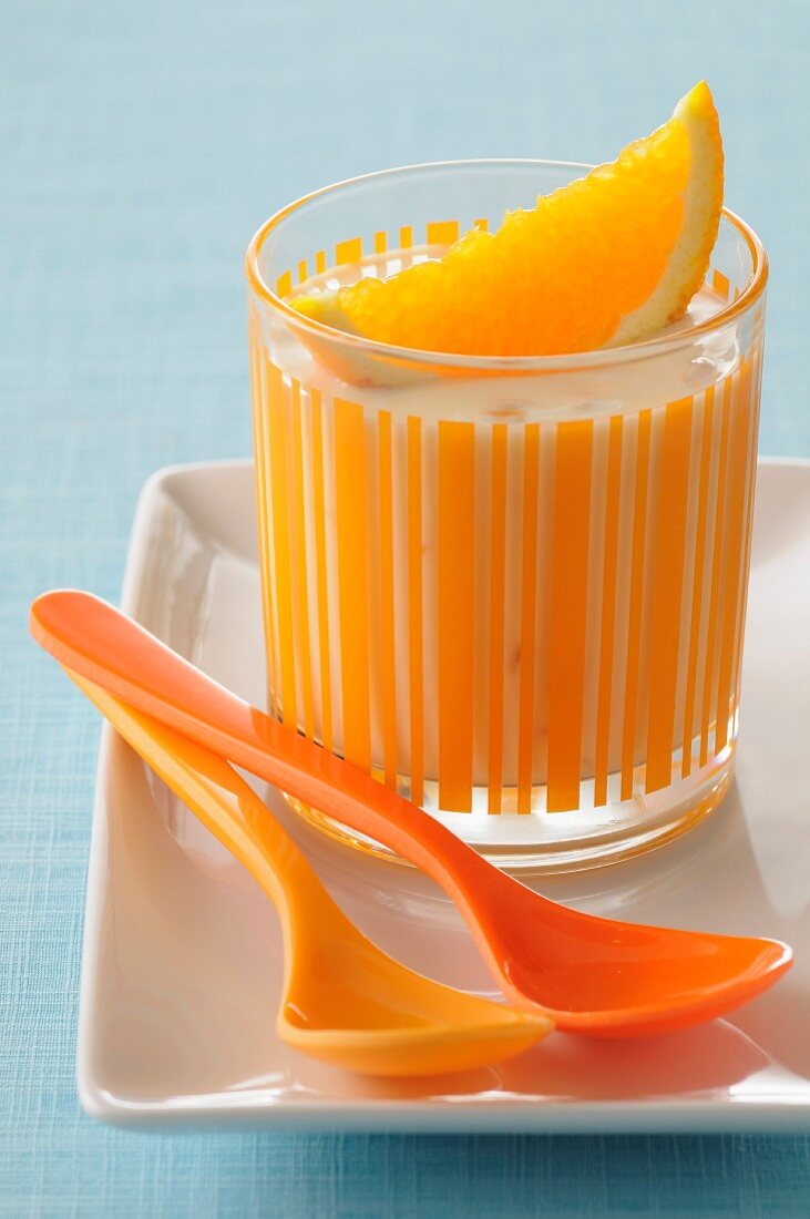 Orange yoghurt