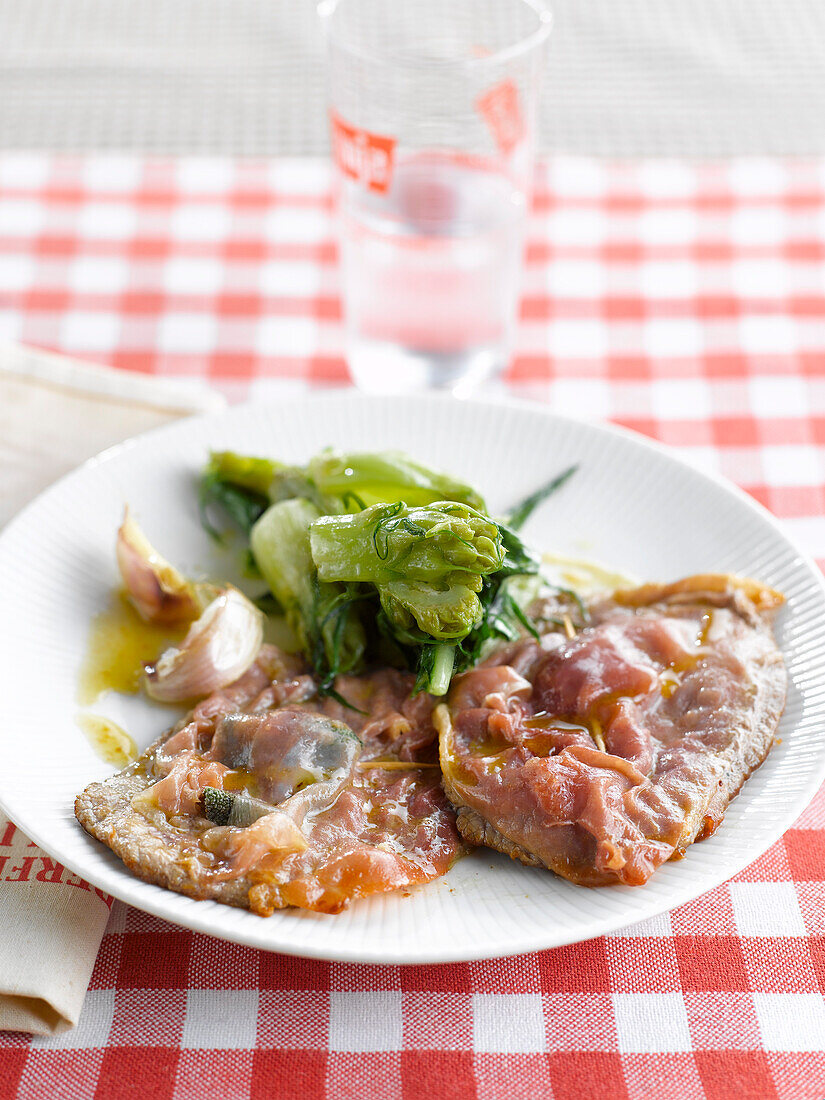 Saltimbocca mit Babymangold