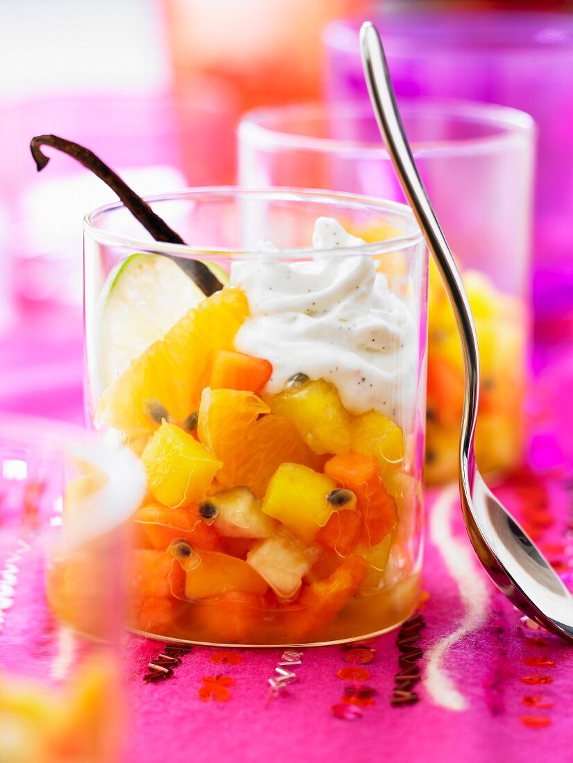 Exotic fruit salad