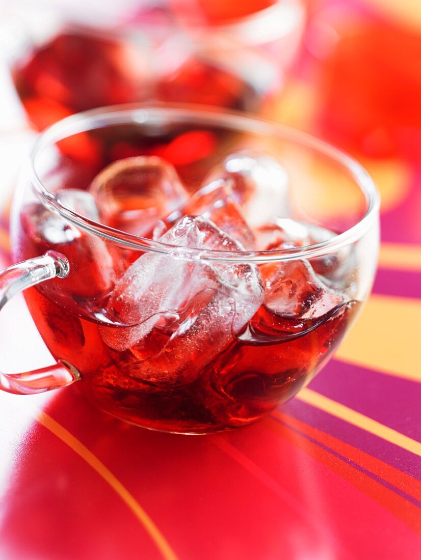 Sour griotte cherry liqueur -flavored tea