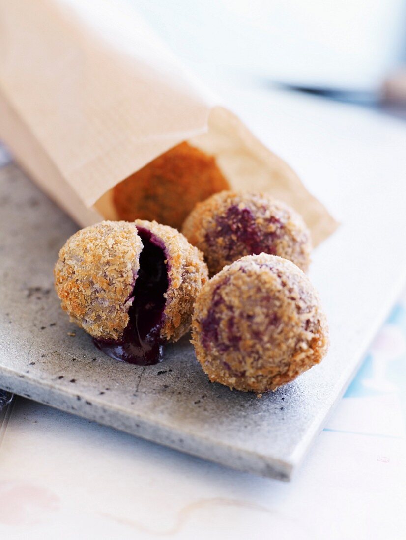 Crème de cassis Croquettes