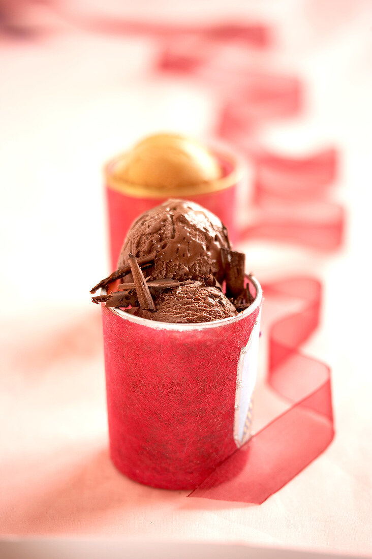 Schokoladen-Kaffee-Eiscreme