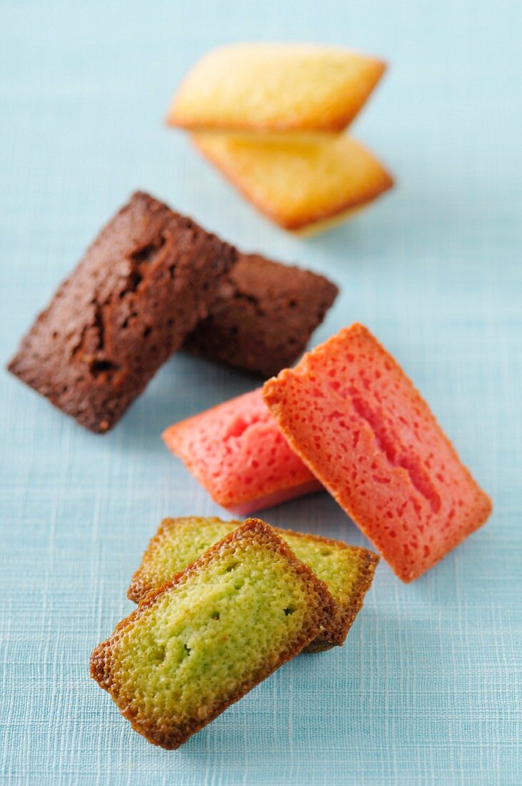 Selection of different flavored Financiers