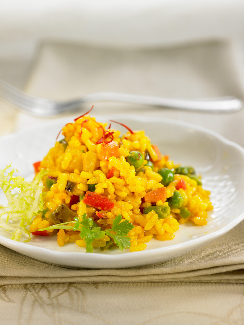 Saffron risotto