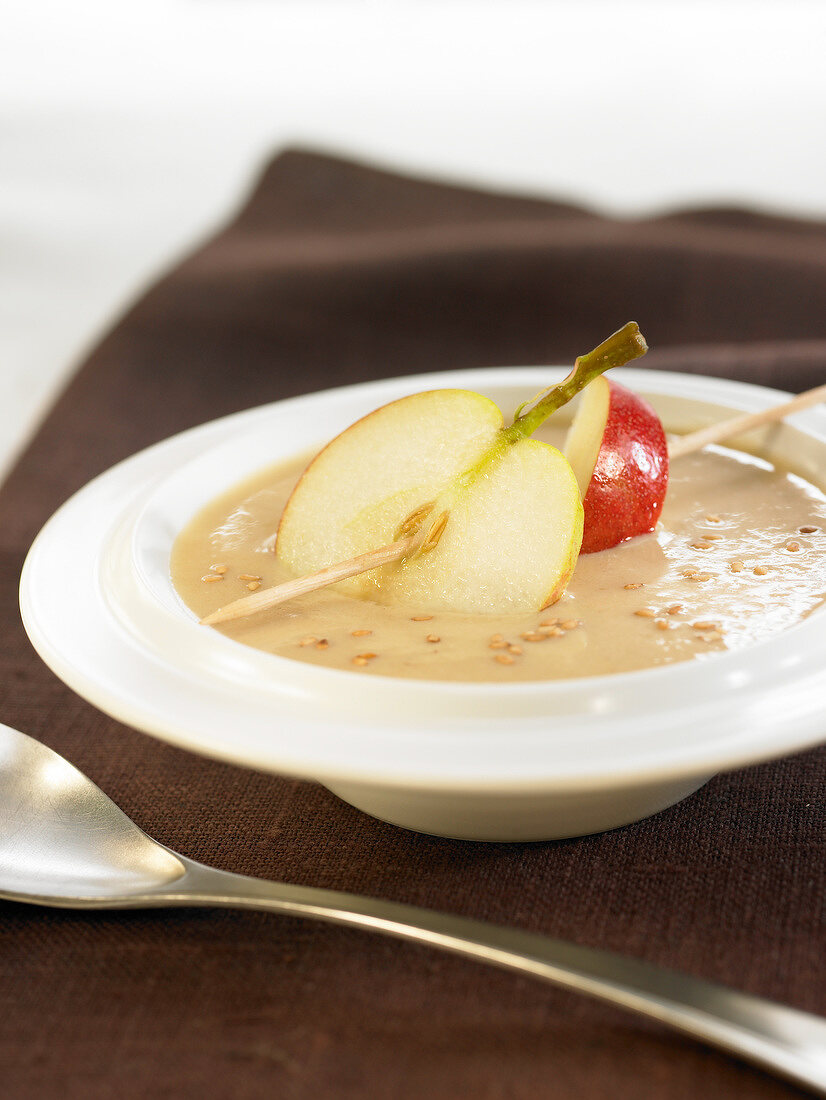 Lauch-Apfel-Suppe