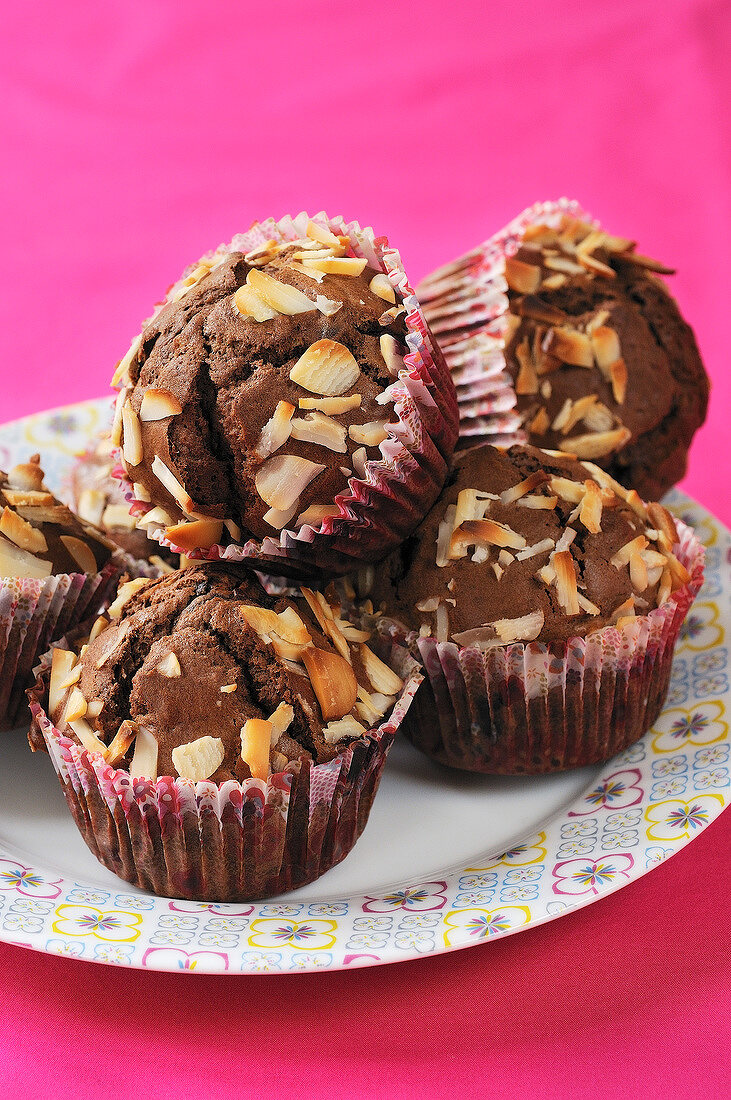 Schokoladen-Mandel-Muffins