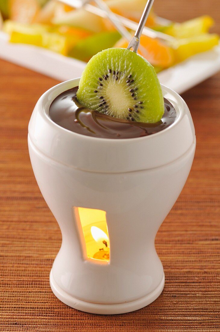 Individual chocolate Fondue