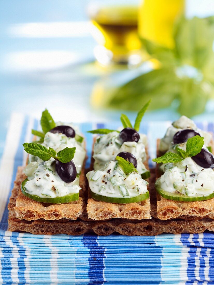 Tzatziki on toast