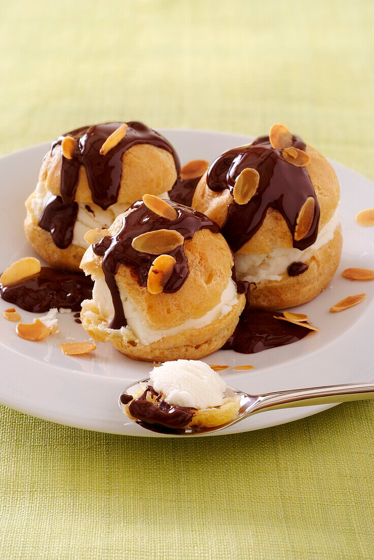 Chocolate Profiteroles