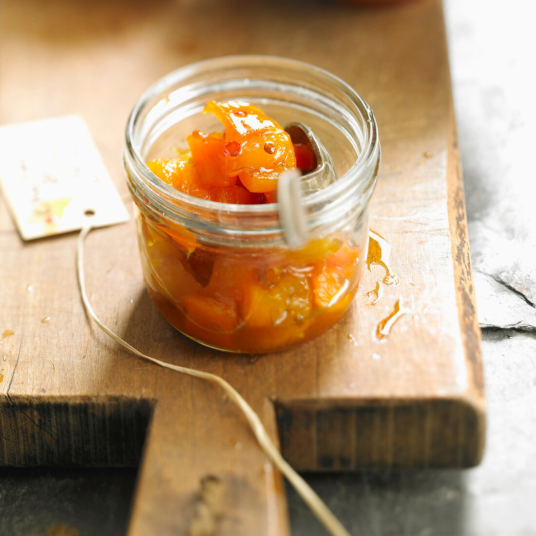 Pumpkin and dried apricot chutney