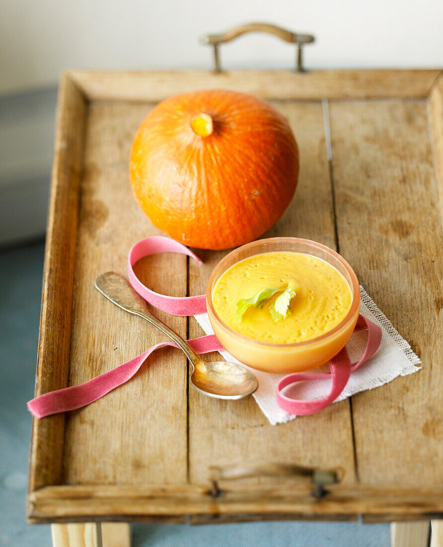 Kürbissuppe zu Halloween