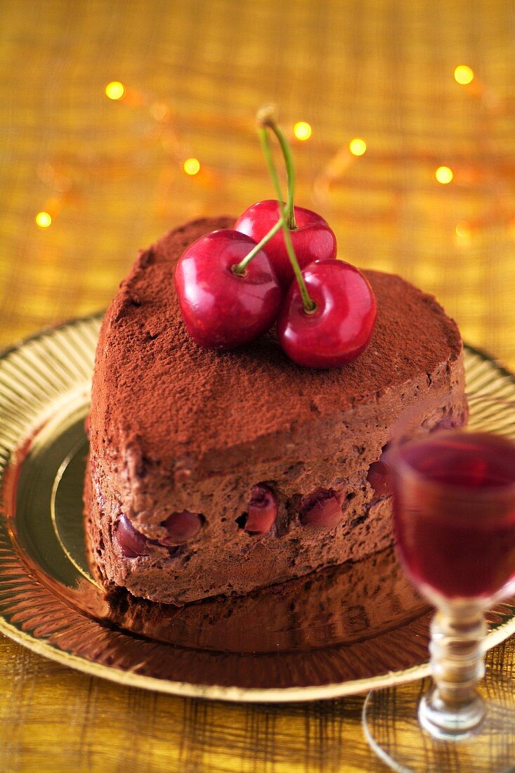 Chocolate and cherry Délice