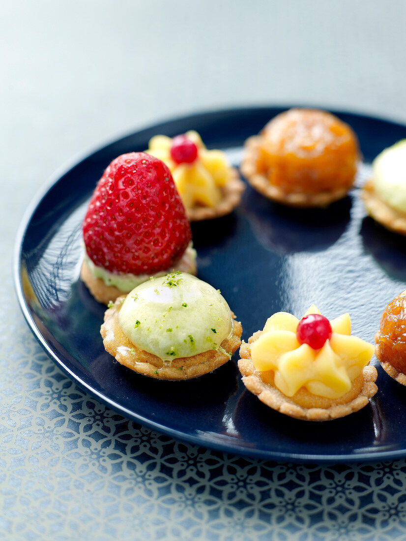 Assorted mini tartlets