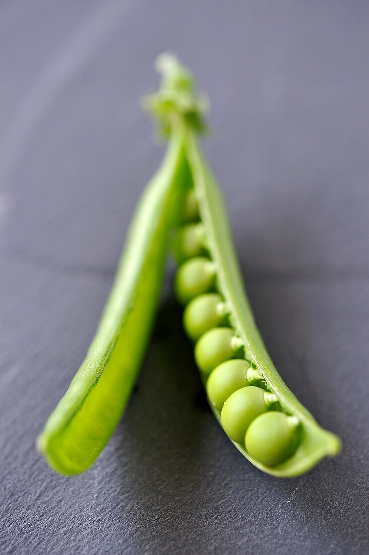 Fresh peas in their pods