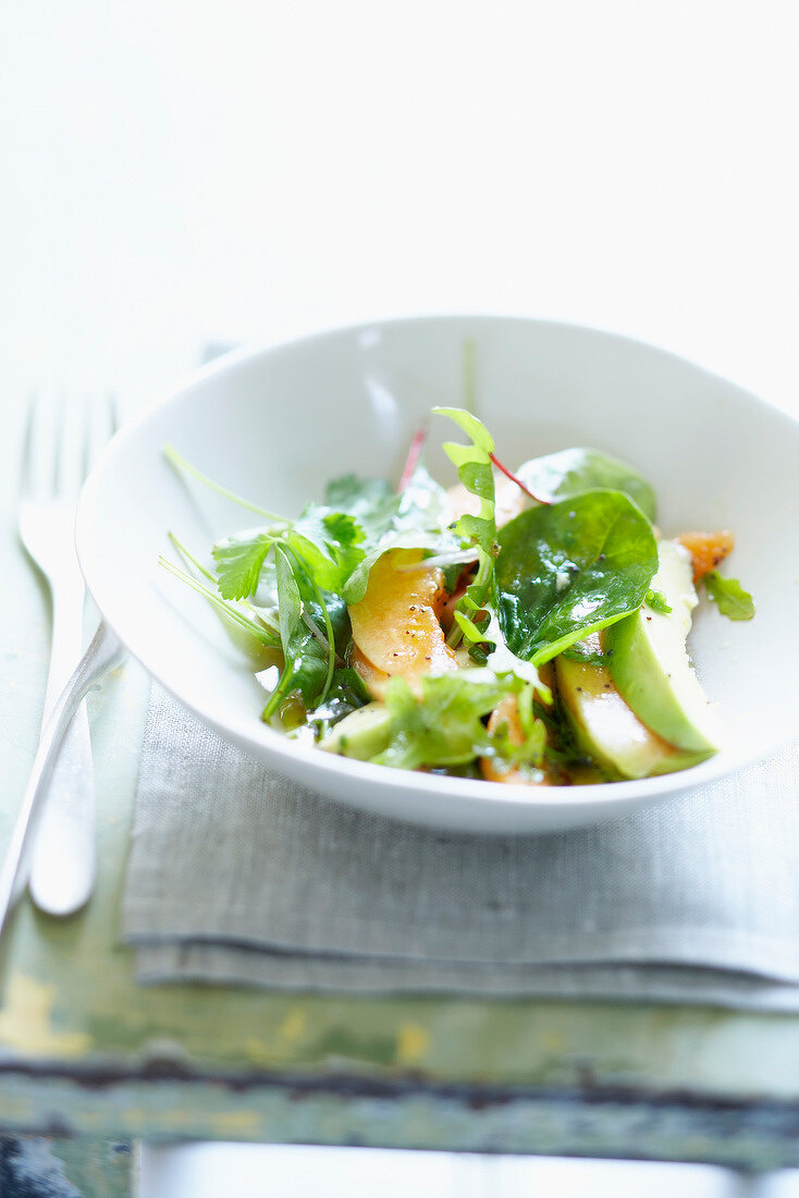 Melon and avocado salad