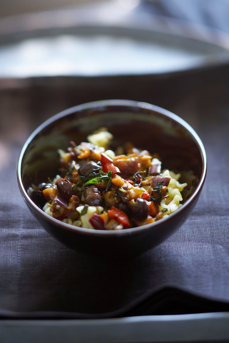 Pasta with eggplants