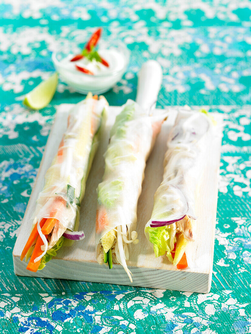 Vegetable spring rolls