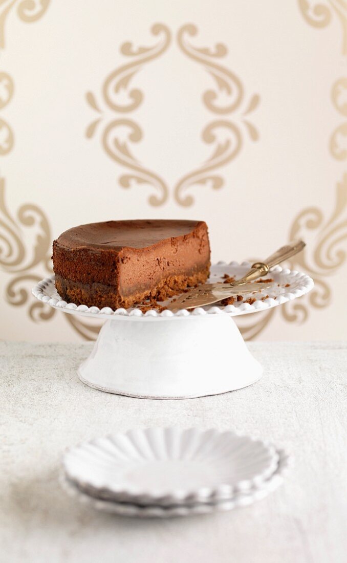 Chocolate cheesecake