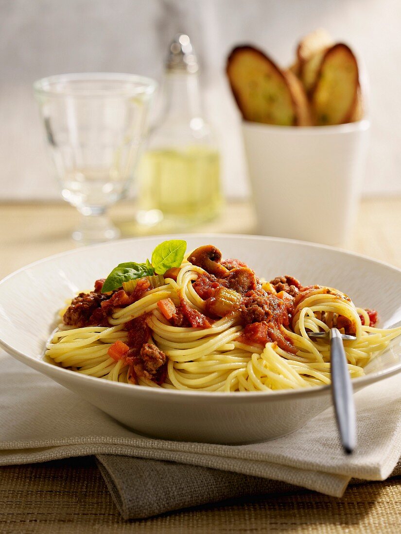 Spaghetti with Bolognaise sauce