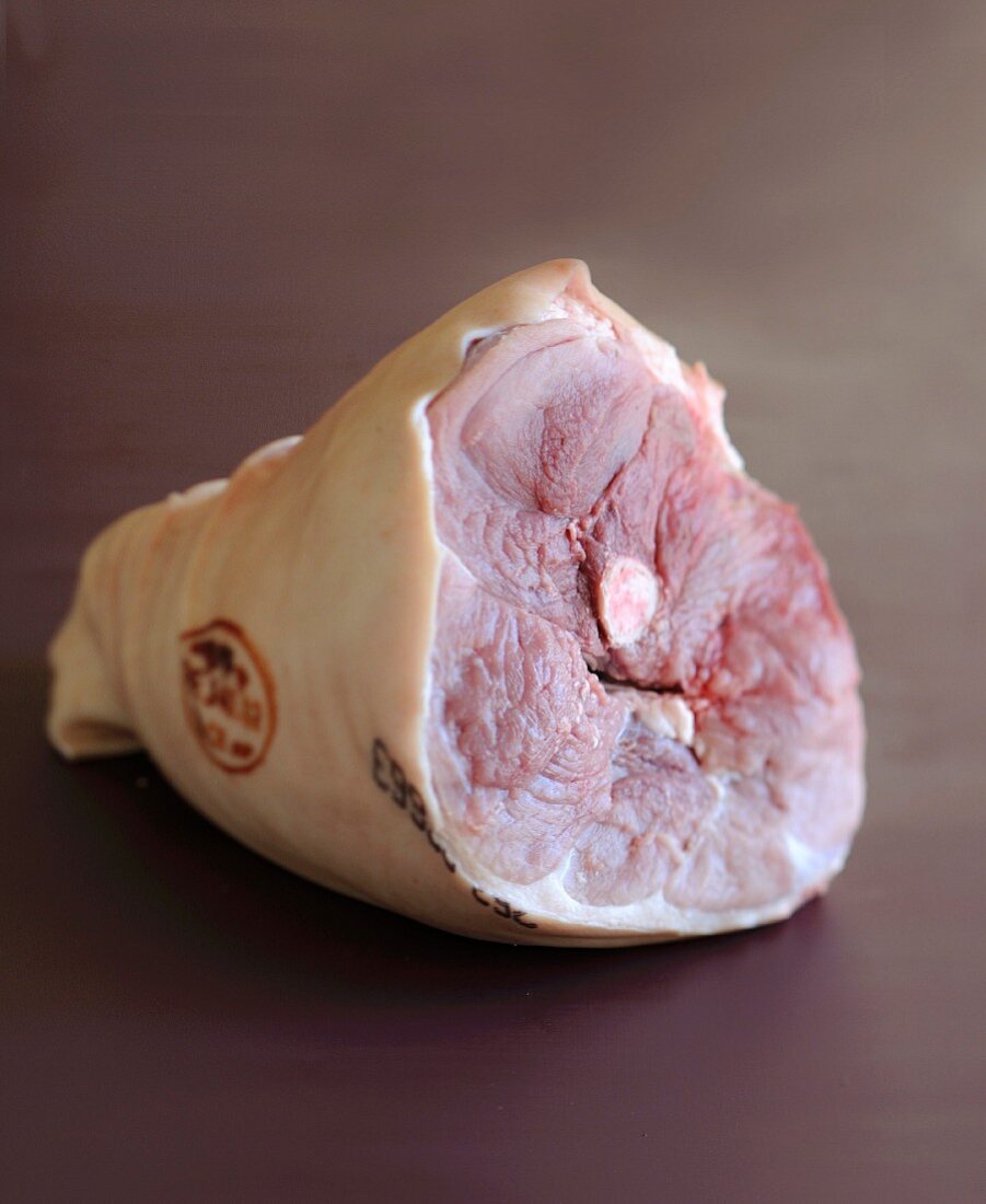 Uncooked ham