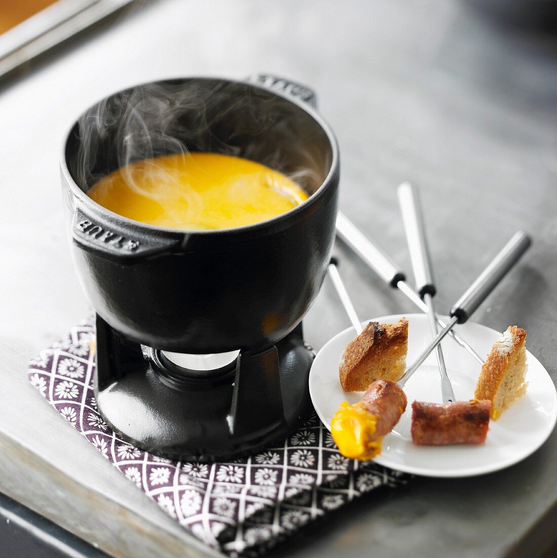 Beer fondue