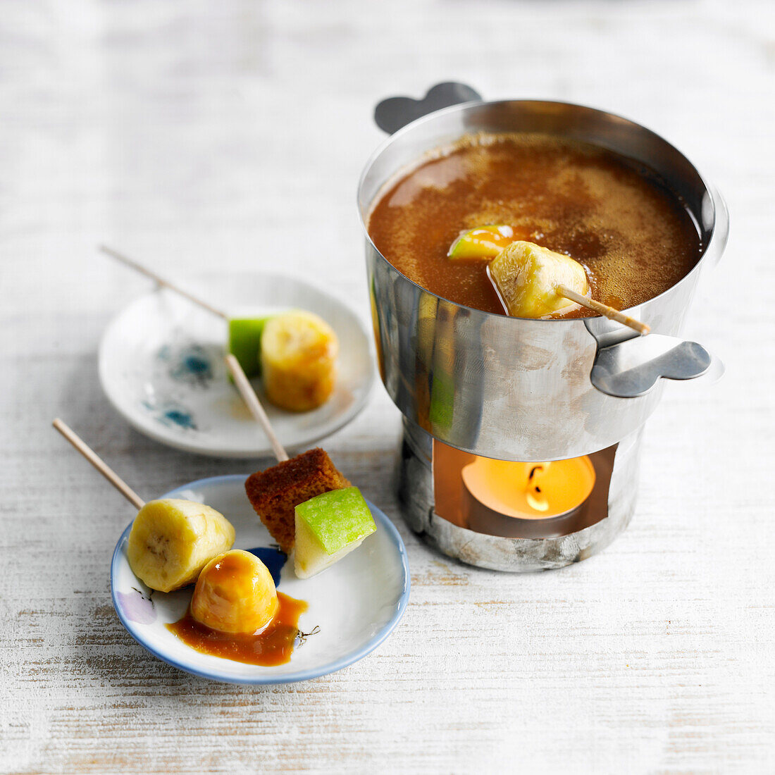 Caramel fondue